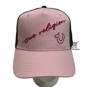 True Religion Adjustable Snapback Embroidered Trucker Cap Hat Brand New